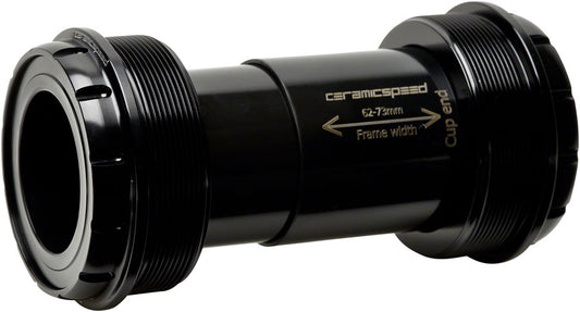 CeramicSpeed T47/73 Bottom Bracket - Shimano MTB Coated Races Black Bottom Brackets CeramicSpeed   