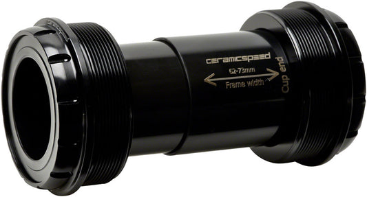 CeramicSpeed T47/73 Bottom Bracket - 30mm Spindle Coated Races Black Bottom Brackets CeramicSpeed   