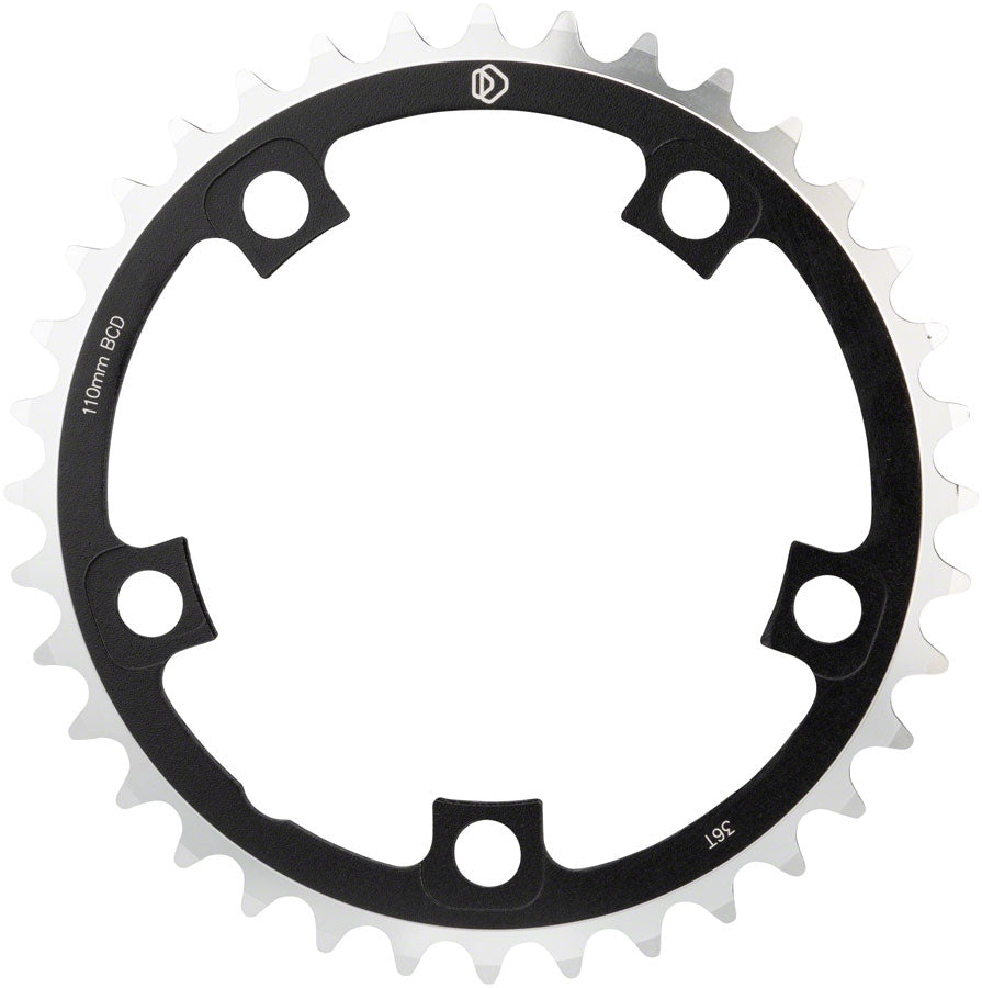 Dimension Multi Speed Chainring - 36T 110mm BCD Middle Black Chainrings Dimension   