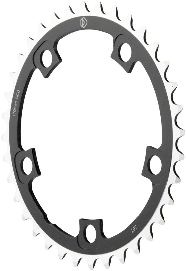 Dimension Multi Speed Chainring - 36T 110mm BCD Middle Black Chainrings Dimension   