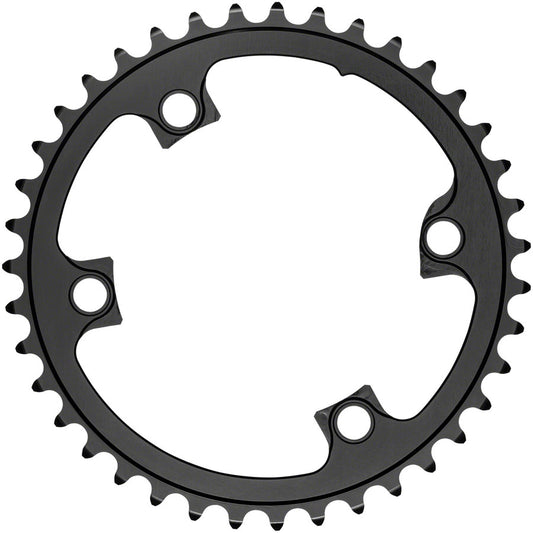 absoluteBLACK Premium Round 110 BCD Road Inner Chainring Shimano Dura-Ace 9100 - 39t 110 Shimano Asymmetric BCD 4-Bolt BLK Chainrings Absolute Black   
