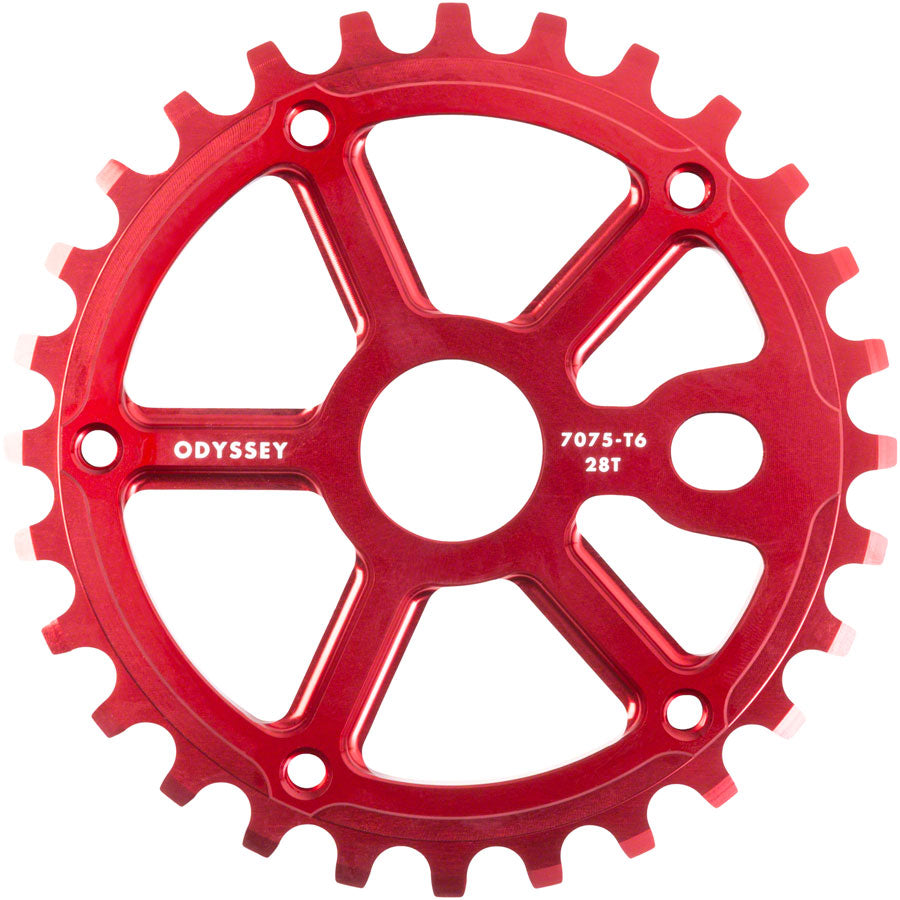 Odyssey Utility Pro Guard Sprocket - 28t Anodized Red Sprocket Odyssey   