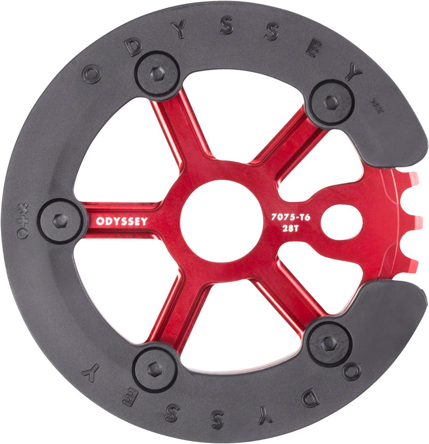 Odyssey Utility Pro Guard Sprocket - 28t Anodized Red Sprocket Odyssey   