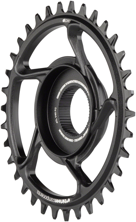 e*thirteen e*spec Aluminum Direct Mount Chainring 34t Shimano E8000 BLK Chainrings E*thirteen   