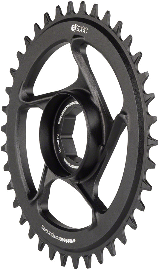 e*thirteen e*spec Aluminum Direct Mount Chainring 38t for Brose S Mag Black Chainrings E*thirteen   