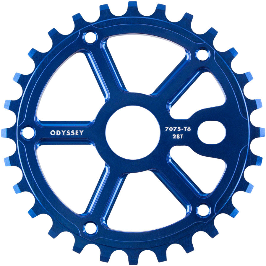 Odyssey Utility Pro Guard Sprocket - 28t Anodized Blue Sprocket Odyssey   