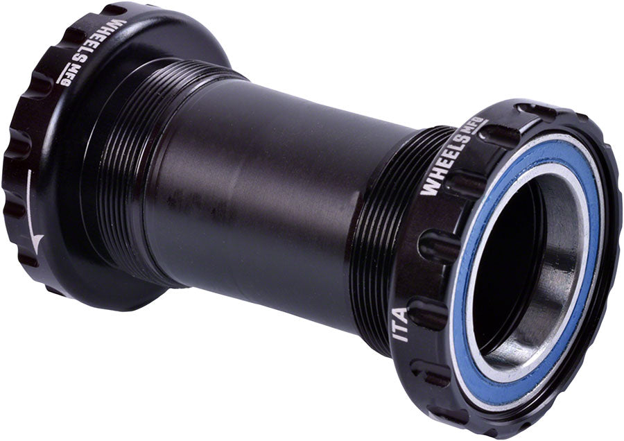 Wheels Manufacturing Italian Bottom Bracket - 30mm Spindle ABEC 3 Black Bottom Brackets Wheels Manufacturing   