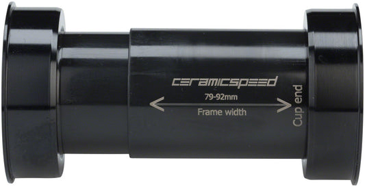 CeramicSpeed PF4630 Bottom Bracket - PF30/BBright/386EVO 30mm Spindle Coated Races BLK Bottom Brackets CeramicSpeed   