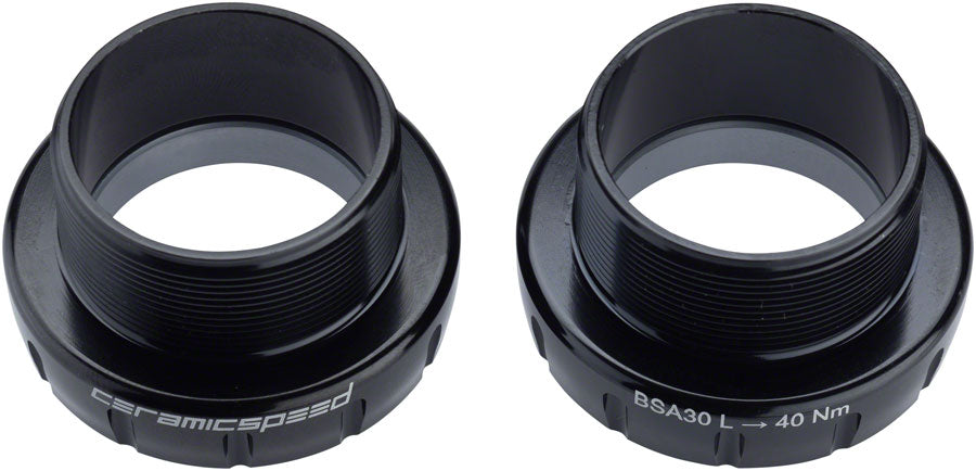 CeramicSpeed BSA30 Bottom Bracket - BSA Thread 30mm Spindle Coated Races BLK Bottom Brackets CeramicSpeed   