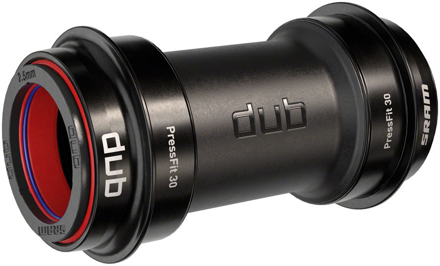 SRAM DUB Wide PressFit30 Ceramic Bottom Bracket - PF30 68-73mm Road-Wide BLK Bottom Brackets SRAM   