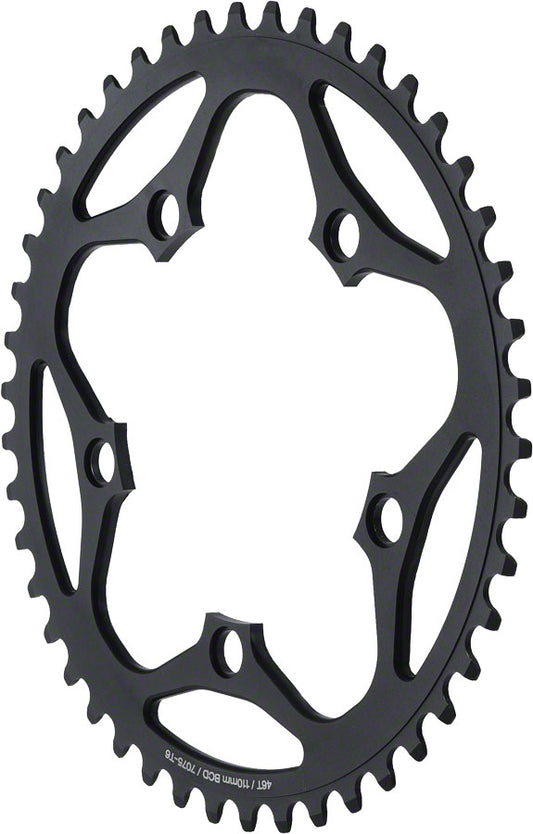 Dimension Chainring - 42T 110mm BCD Outer Black Chainrings Dimension   