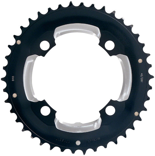 Full Speed Ahead MTB Pro Double Chainring - 36t 104 BCD 4-Bolt Aluminum D10 BLK Chainrings FSA   