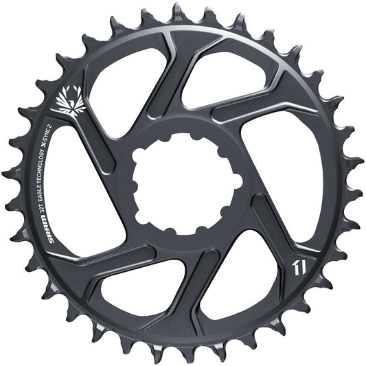 SRAM 32T X-Sync 2 SL Direct Mount Eagle Chainring 3mm Boost Offset Lunar Gray Chainrings SRAM   