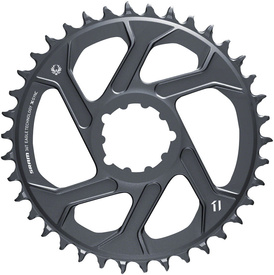 SRAM 36T X-Sync 2 SL Direct Mount Eagle Chainring 3mm Boost Offset Lunar Gray Chainrings SRAM   