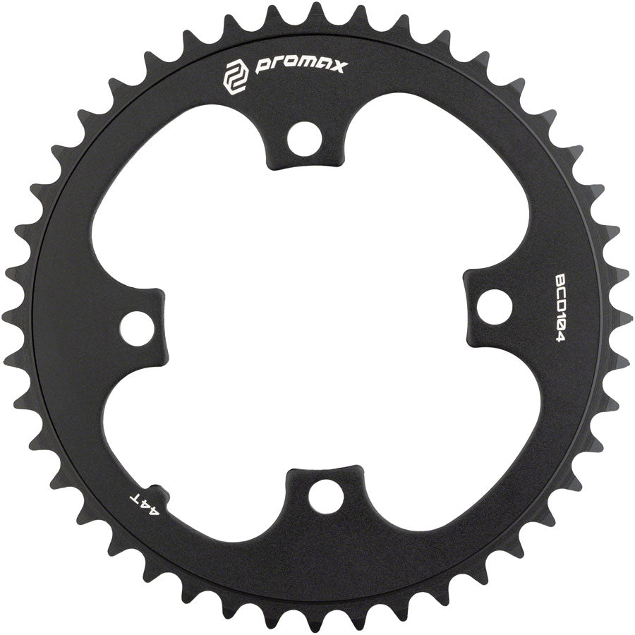 Promax 4-Bolt Chainring - 44t 104 BCD Black Chainrings Promax   