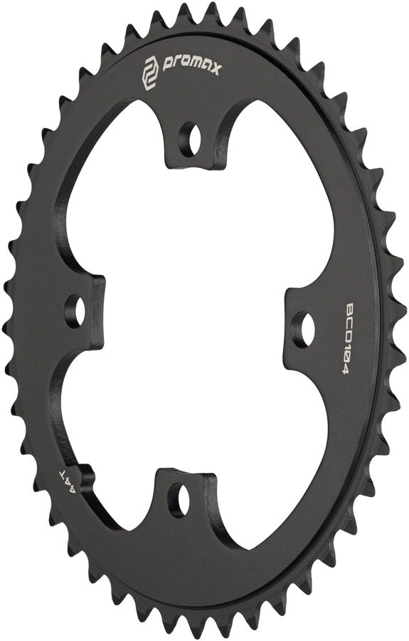 Promax 4-Bolt Chainring - 44t 104 BCD Black Chainrings Promax   