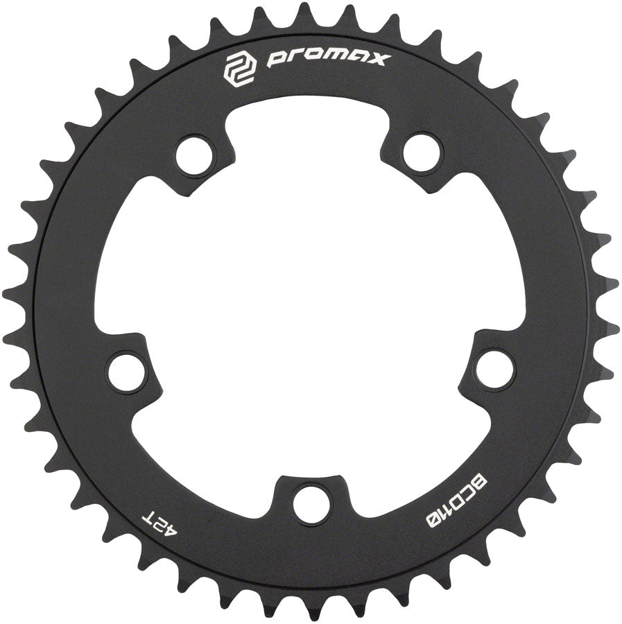 Promax 5-Bolt Chainring - 42t 110 BCD Black Chainrings Promax   