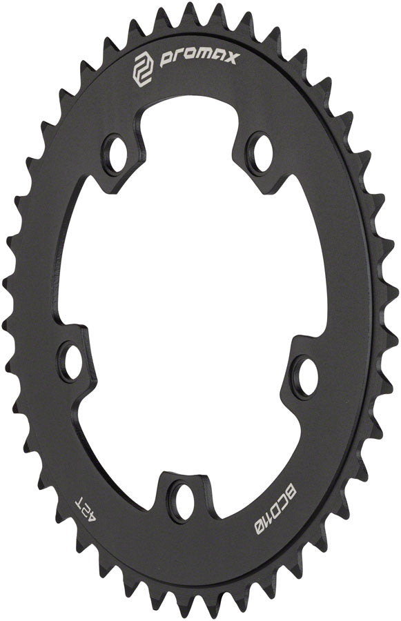 Promax 5-Bolt Chainring - 42t 110 BCD Black Chainrings Promax   