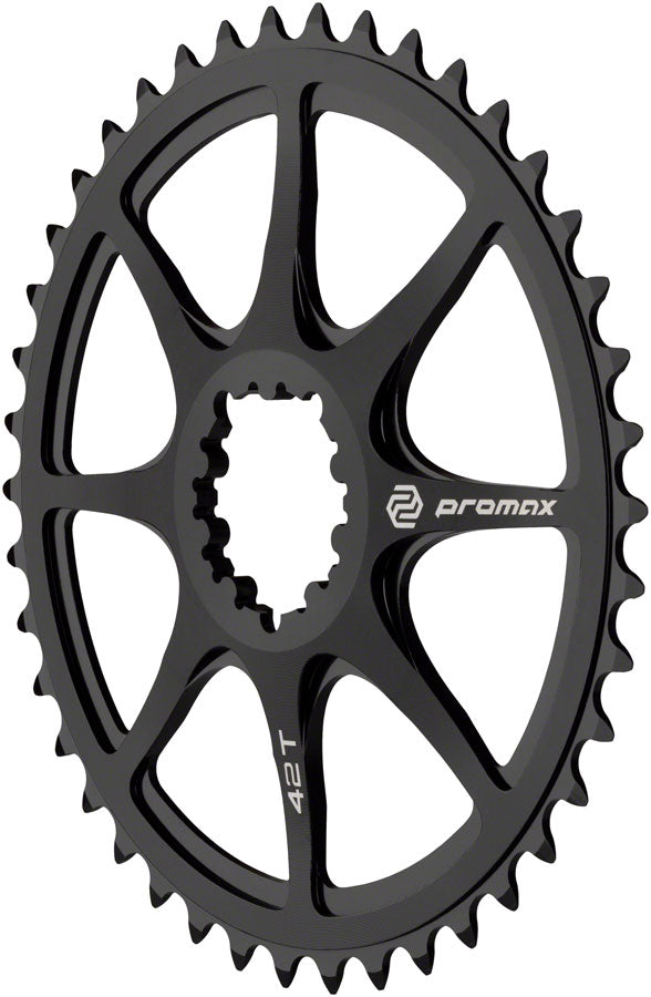 Promax Direct Mount 42t Chainring Black Chainrings Promax   