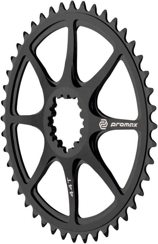 Promax Direct Mount 44t Chainring Black Chainrings Promax   