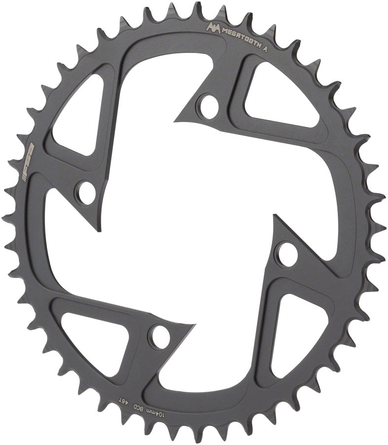 Full Speed Ahead Ebike MegaTooth Chainring Bosch Gen 4 - 46t 104 BCD 4-Bolt Aluminum BLK Chainrings FSA   