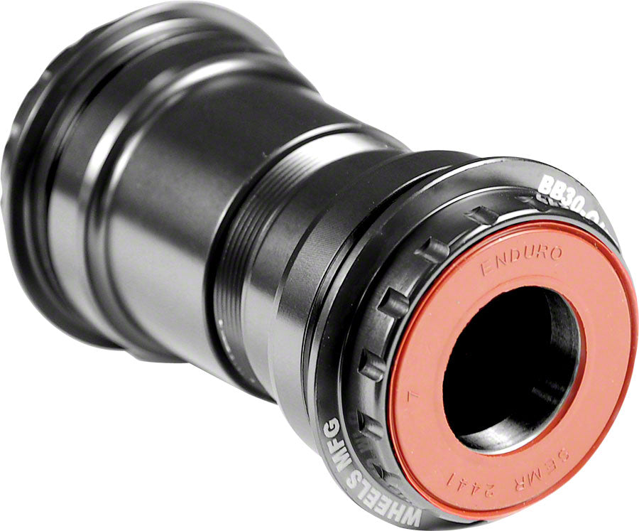 Wheels Manufacturing BB30 to SRAM Bottom Bracket Angular Contact Bearings BLK Cups Bottom Brackets Wheels Manufacturing   