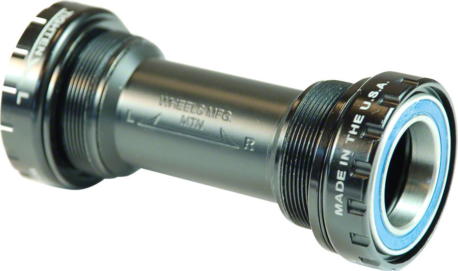 Wheels Manufacturing BSA Bottom Bracket - SRAM MTB Angular Contact Bearings BLK Cups Bottom Brackets Wheels Manufacturing   