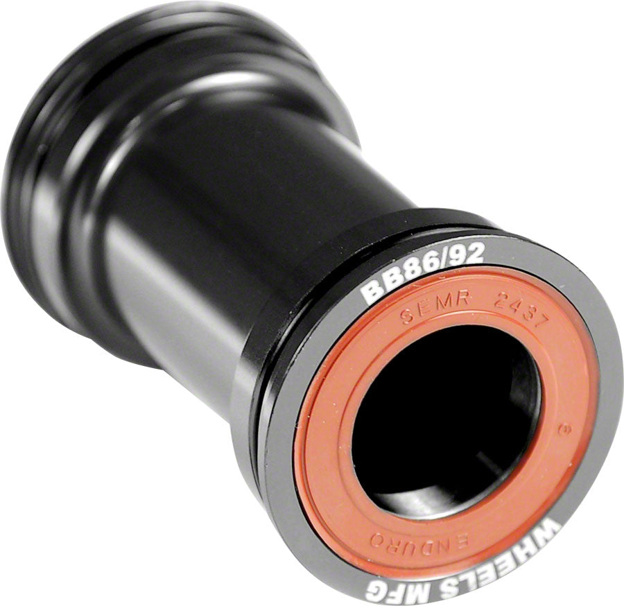 Wheels Manufacturing BB86/92 SRAM Bottom Bracket ABEC-3 Bearings BLK Cups Bottom Brackets Wheels Manufacturing   