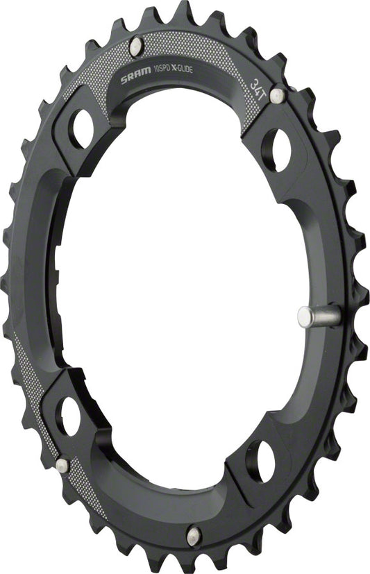 SRAM 34 Tooth 104mm BCD Outer Chainring With Medium Overshift Pin Use 22T Chainrings SRAM   