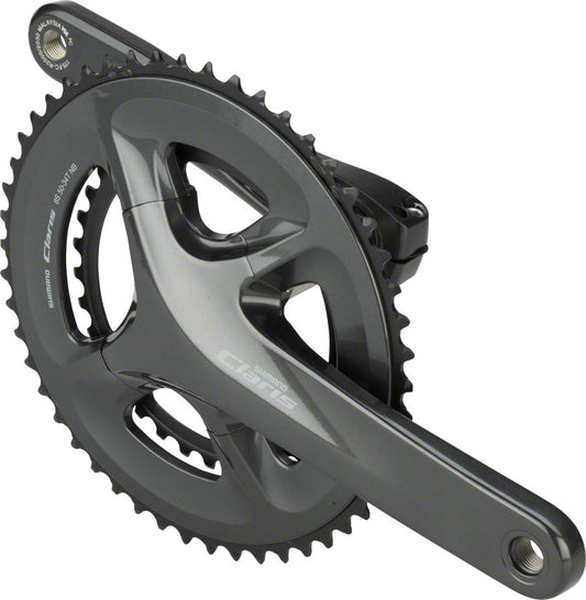 Shimano Claris FC-R2000 Crankset - 175mm 8-Speed 50/34t 110 BCD Hollowtech II Spindle Interface BLK Cranksets and Arms Shimano   
