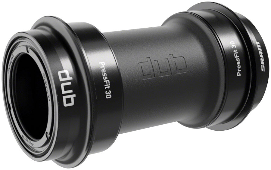 SRAM DUB PressFit30 Bottom Bracket - PF30A 73mm Road Black Bottom Brackets SRAM   