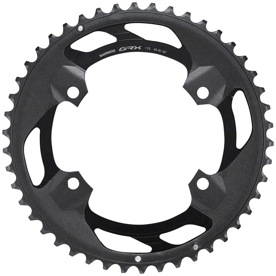 Shimano FC-RX600-11 Chainring - 46t 110 BCD For 2x11 Black Chainrings Shimano   