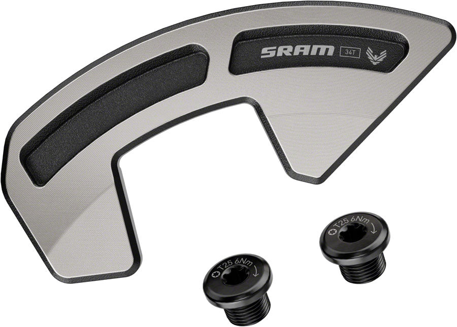 SRAM XX Eagle T-Type Single Ring Impact/Bash Guard Kit - For 34t Chainring D1 Chainring Guards / Bashguards SRAM   