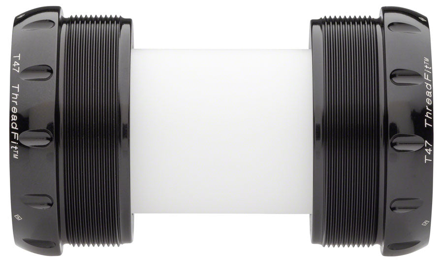 Chris King ThreadFit T47 30x Bottom Bracket Fit Kit 5 - T47 For 30mm Spindles BLK Bottom Brackets Chris King   