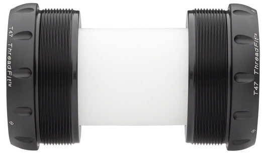 Chris King ThreadFit T47 30x Bottom Bracket Fit Kit 5 - T47 For 30mm Spindles Matte Jet Bottom Brackets Chris King   