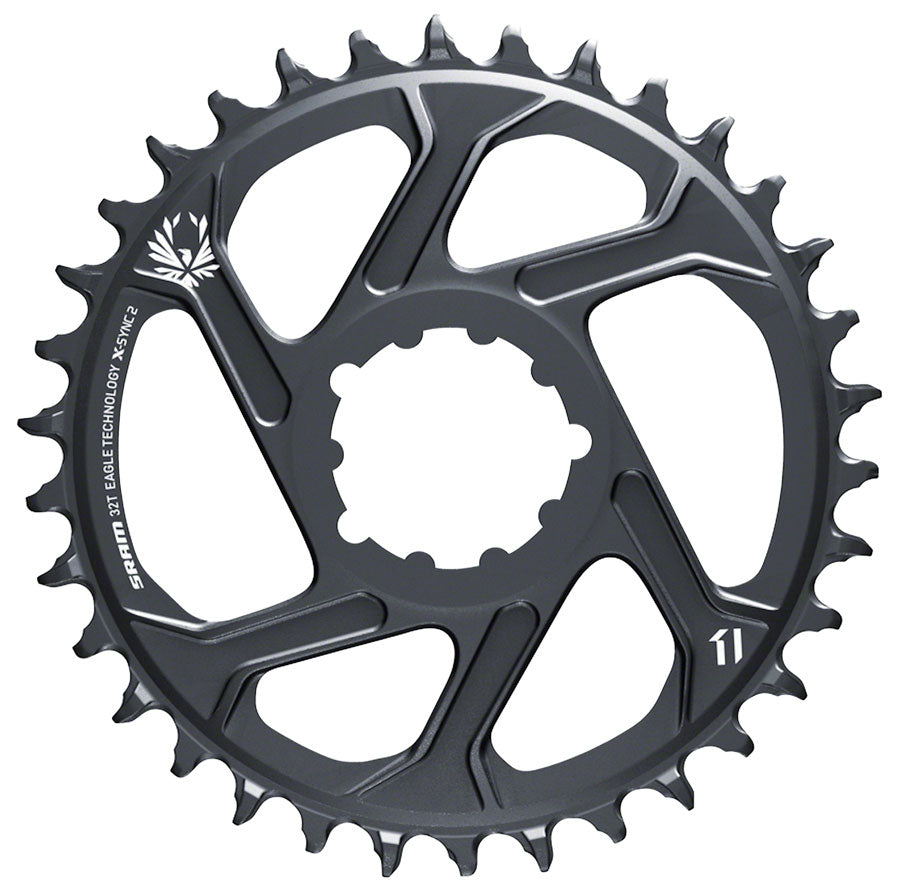 SRAM Eagle X-SYNC 2 Direct Mount Chainring - 32t Direct Mount 3mm Offset For Boost Lunar Grey Chainrings SRAM   