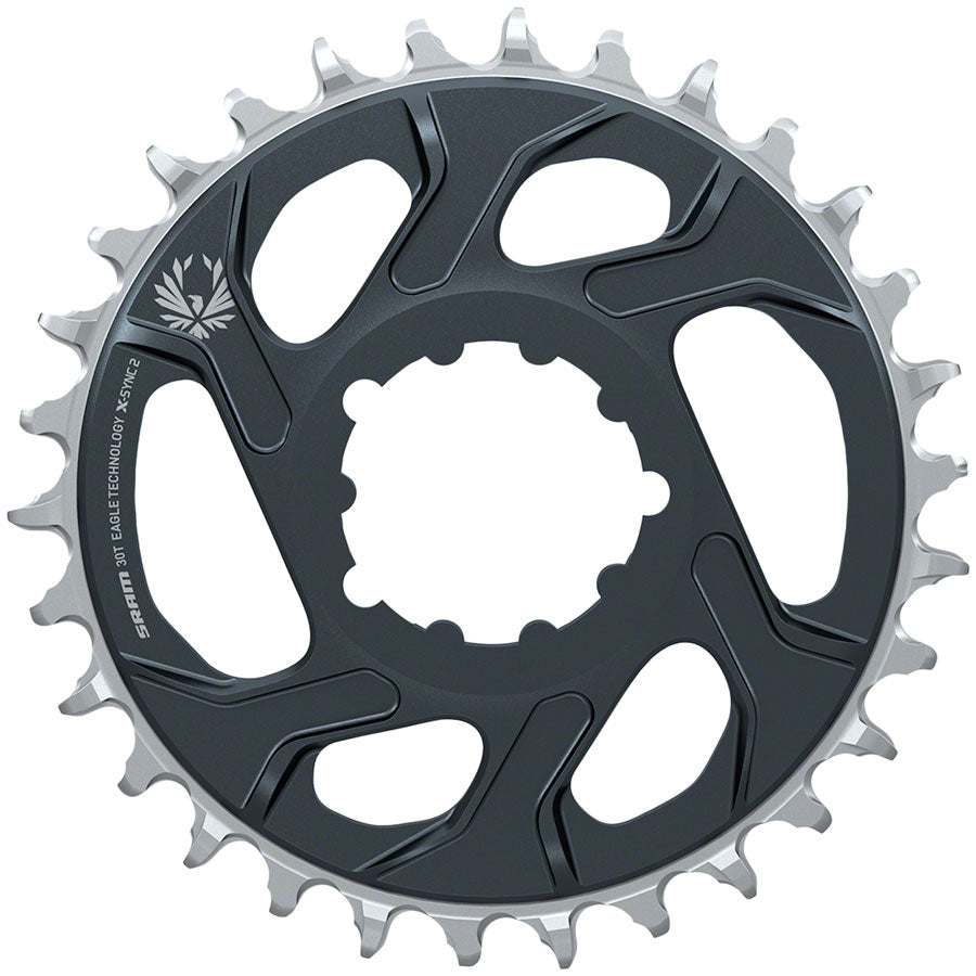 SRAM Eagle X-SYNC 2 Direct Mount Chainring - 30t Direct Mount -4mm Offset Lunar/Polar Grey Chainrings SRAM   