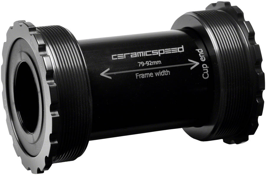 CeramicSpeed T47/86 Bottom Bracket - SRAM DUB Road Black Bottom Brackets CeramicSpeed   