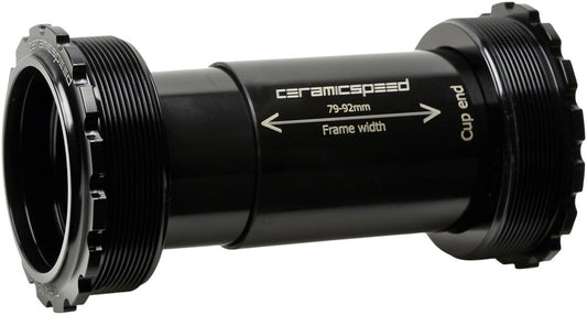 CeramicSpeed T47/86 Bottom Bracket - Campagnolo Ultra Torque Black Bottom Brackets CeramicSpeed   