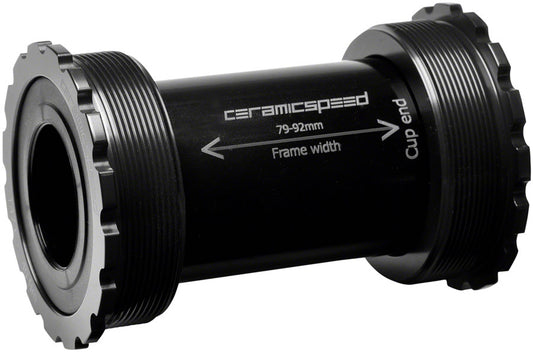 CeramicSpeed T47/86 Bottom Bracket - Shimano Coated Races Black Bottom Brackets CeramicSpeed   