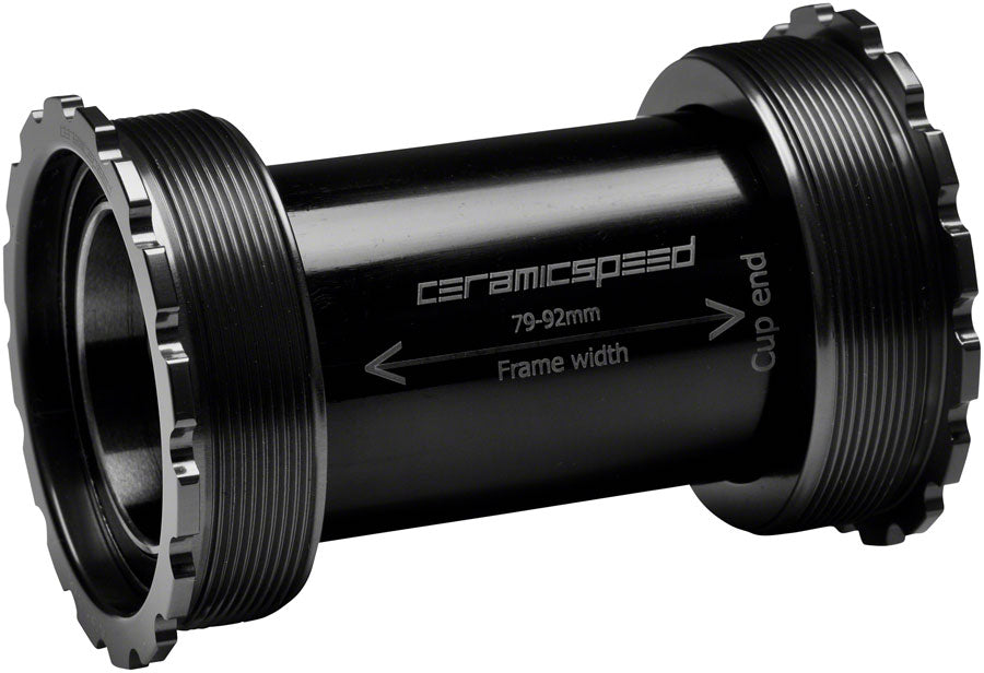 CeramicSpeed T47/86 Bottom Bracket - 30mm Coated Races Black Bottom Brackets CeramicSpeed   