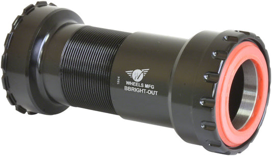 Wheels Manufacturing PressFit BBRight Thread-Together Bottom Bracket - DUB Spindle ABEC-3 Bearing BLK Bottom Brackets Wheels Manufacturing   