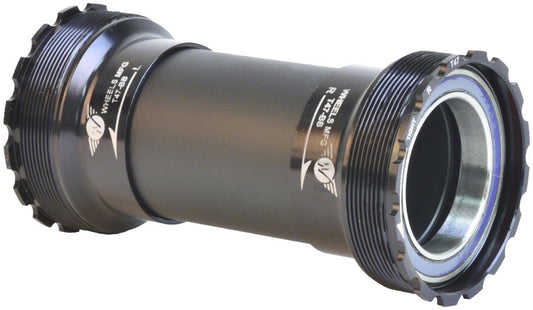 Wheels Manufacturing T47 Inboard Bottom Bracket - For 30mm Spindle ABEC-3 Bearings Fits Frames 68mm-132mm BB Shells BLK Bottom Brackets Wheels Manufacturing   