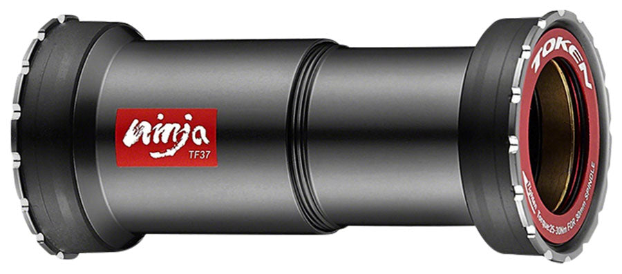 Token Ninja TF4630 Press Fit Double-Thread Bottom Bracket - For PF30/BB386/BB392 Frame Types BLK Bottom Brackets Token   