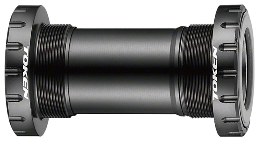 Token BB386BSA Threaded Bottom Bracket - English BB386 Black Bottom Brackets Token   
