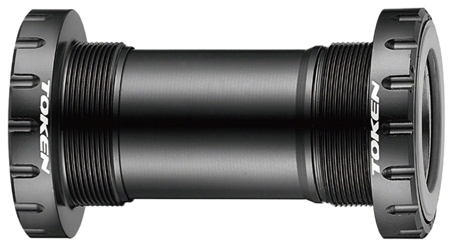 Token BB392BSA Threaded Bottom Bracket - English BB386/BB392 Black Bottom Brackets Token   