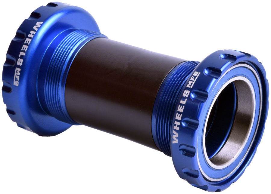 Wheels Manufacturing BSA Bottom Bracket - DUB Spindle ABEC 3 Blue Bottom Brackets Wheels Manufacturing   