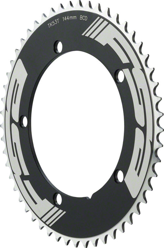 Full Speed Ahead Pro Track Chainring 53t x 144mm 1/2x1/8" Black Chainrings FSA   