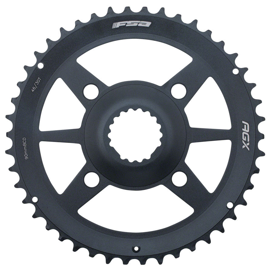 Full Speed Ahead Gossamer AGX Direct Mount Chainring - 46t Black Chainrings FSA   