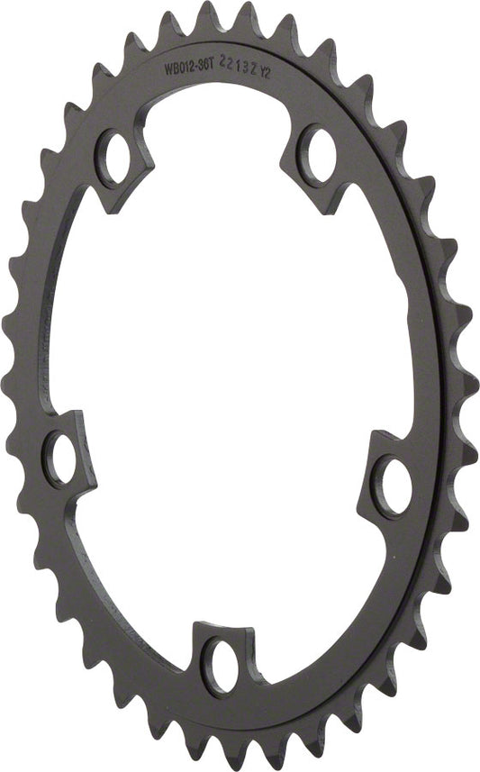Full Speed Ahead Pro Road Chainring - 36t 110 BCD Aluminum N11 Black Chainrings FSA   